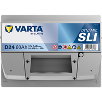 VARTA Starterbatterie "DYNAMIC SLI 12 V, 60 Ah, 540 A", Art.-Nr. 560408054K262