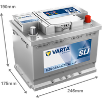 VARTA Starterbatterie "PROMOTIVE SLI 12 V, 55 Ah, 420 A", Art.-Nr. 555064042K182