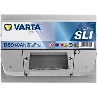 VARTA Starterbatterie "DYNAMIC SLI 12 V, 60 Ah, 540 A", Art.-Nr. 560409054K262
