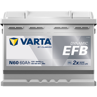 VARTA Starterbatterie "DYNAMIC EFB 12 V, 60 Ah, 640 A", Art.-Nr. 560500064K262
