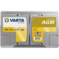 VARTA Starterbatterie "DYNAMIC AGM 12 V, 70 Ah, 760 A", Art.-Nr. 570901076K262