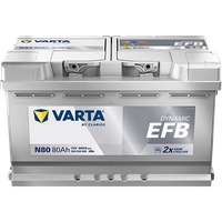 VARTA Starterbatterie "DYNAMIC EFB 12 V, 80 Ah, 800 A", Art.-Nr. 580500080K262