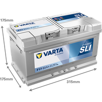 VARTA Starterbatterie "DYNAMIC SLI 12 V, 80 Ah, 740 A", Art.-Nr. 580406074K262