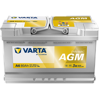 VARTA Starterbatterie "DYNAMIC AGM 12 V, 80 Ah, 800 A", Art.-Nr. 580901080K262