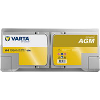 VARTA Starterbatterie "DYNAMIC AGM 12 V, 105 Ah, 950 A", Art.-Nr. 605901095K262