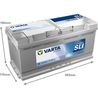 VARTA Starterbatterie "DYNAMIC SLI 12 V, 110 Ah, 920 A", Art.-Nr. 610402092K262