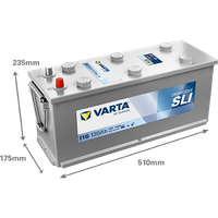 VARTA Starterbatterie "PROMOTIVE SLI 12 V, 120 Ah, 760 A", Art.-Nr. 620109076K182