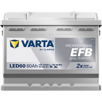 VARTA Starterbatterie "PROFESSIONAL DUAL PURPOSE EFB 12 V, 60 Ah, 680 A", Art.-Nr. 932060064K312