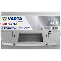 VARTA Starterbatterie "PROFESSIONAL DUAL PURPOSE EFB 12 V, 70 Ah, 760 A", Art.-Nr. 932070076K312