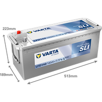 VARTA Starterbatterie "PROFESSIONAL STARTER 12 V, 140 Ah, 800 A", Art.-Nr. 932140080K312