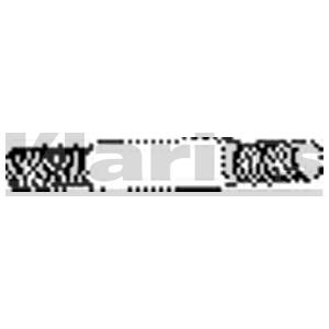 VEGAZ Halter, Abgasanlage mzm109 für MAZDA KIA