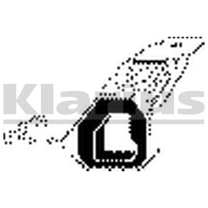 VEGAZ Halter, Abgasanlage rg125 für RENAULT