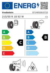 Vredestein Ganzjahresreifen "[Vredestein] 215/50R18 92W - Quatrac Pro+", Art.-Nr. AP21550018WQPPA00