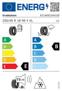 Vredestein Winterreifen "255/40R18 99Y - Wintrac Pro", Art.-Nr. AP25540018YWPRA02