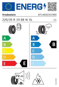 Vredestein Winterreifen "225/35R19 88W - Wintrac Pro", Art.-Nr. AP22535019WWPRA02