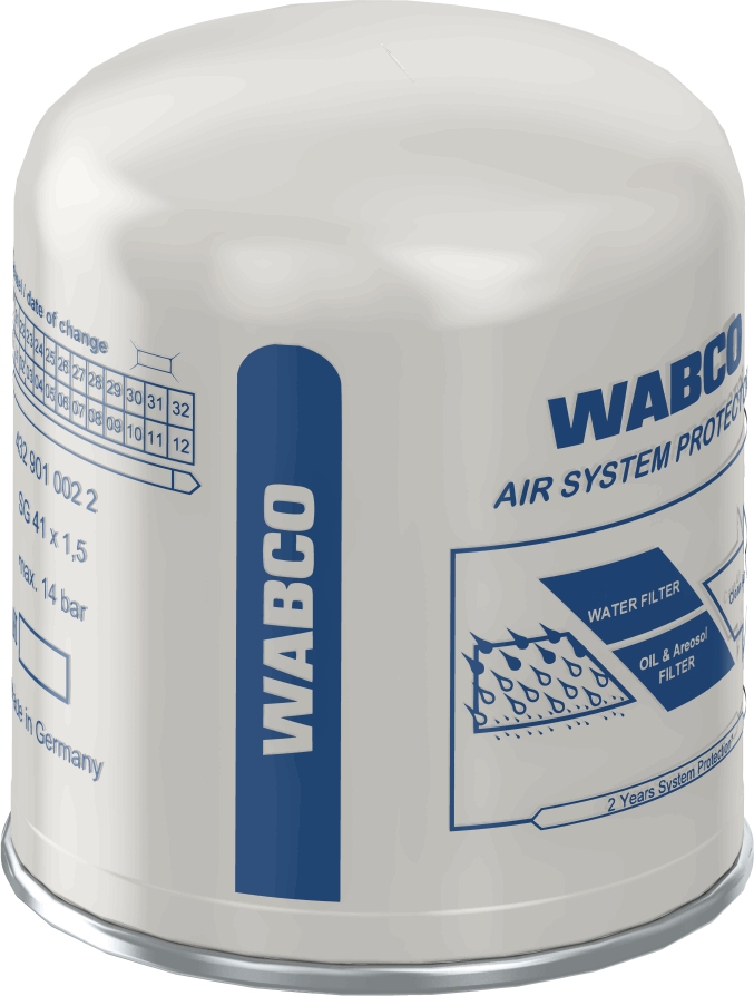 WABCO Lufttrocknerpatrone, Druckluftanlage 4329010022 für MAN