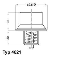 borgwarner Thermostat, K�hlmittel, Art.-Nr. 4621.80D