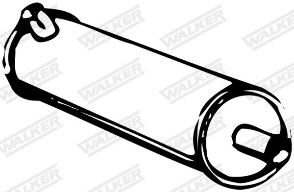 WALKER Endschalldämpfer 06625 für Volvo