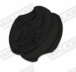 WALKER Halter, Abgasanlage 82002 für Opel