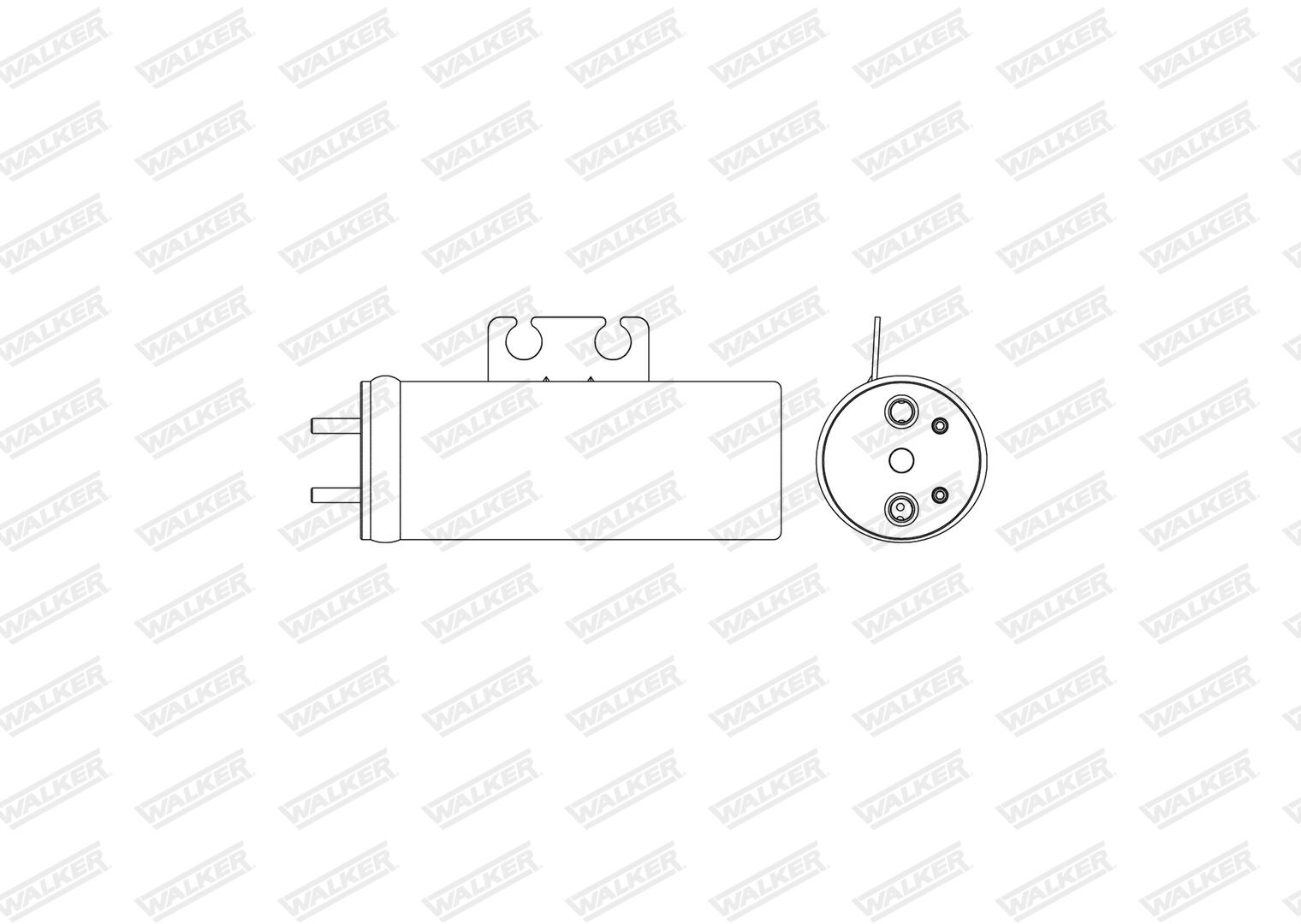 WALKER Trockner, Klimaanlage wdr00177 für Peugeot