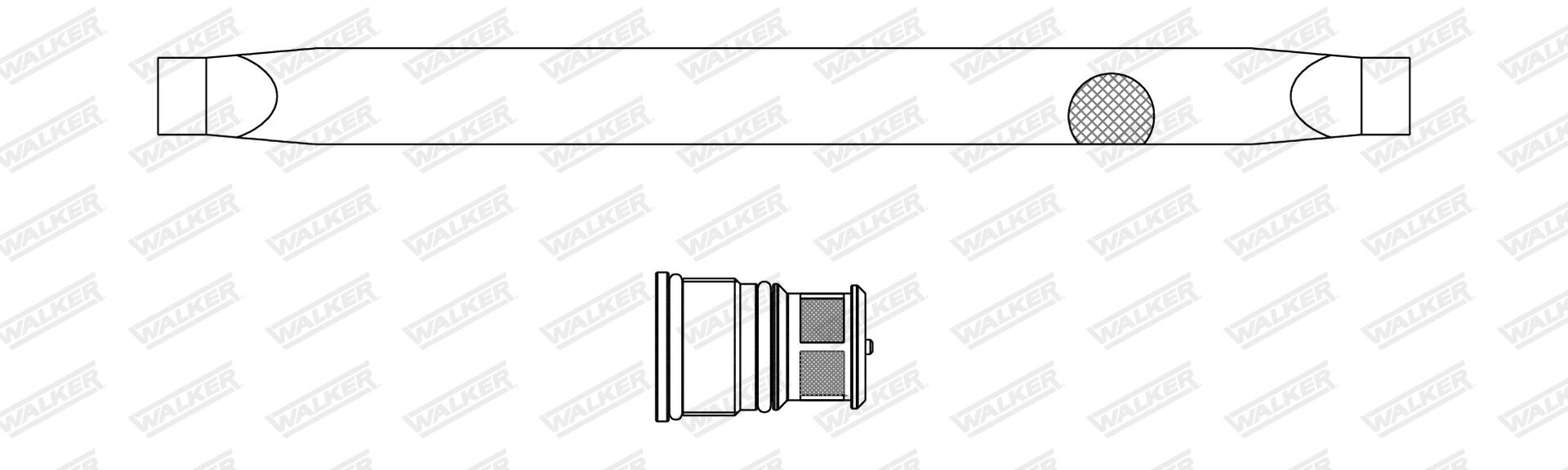 WALKER Trockner, Klimaanlage wdr00152 für Mercedes