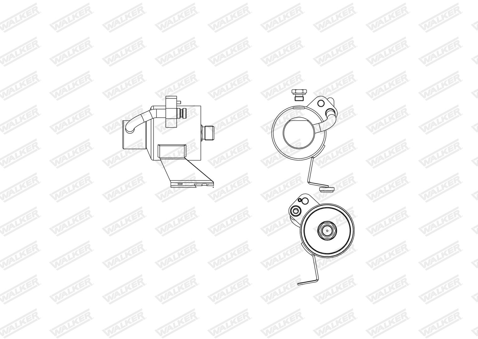 WALKER Trockner, Klimaanlage wdr00140 für Mercedes