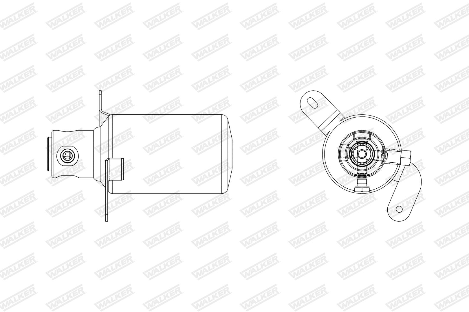 WALKER Trockner, Klimaanlage wdr00131 für Mercedes