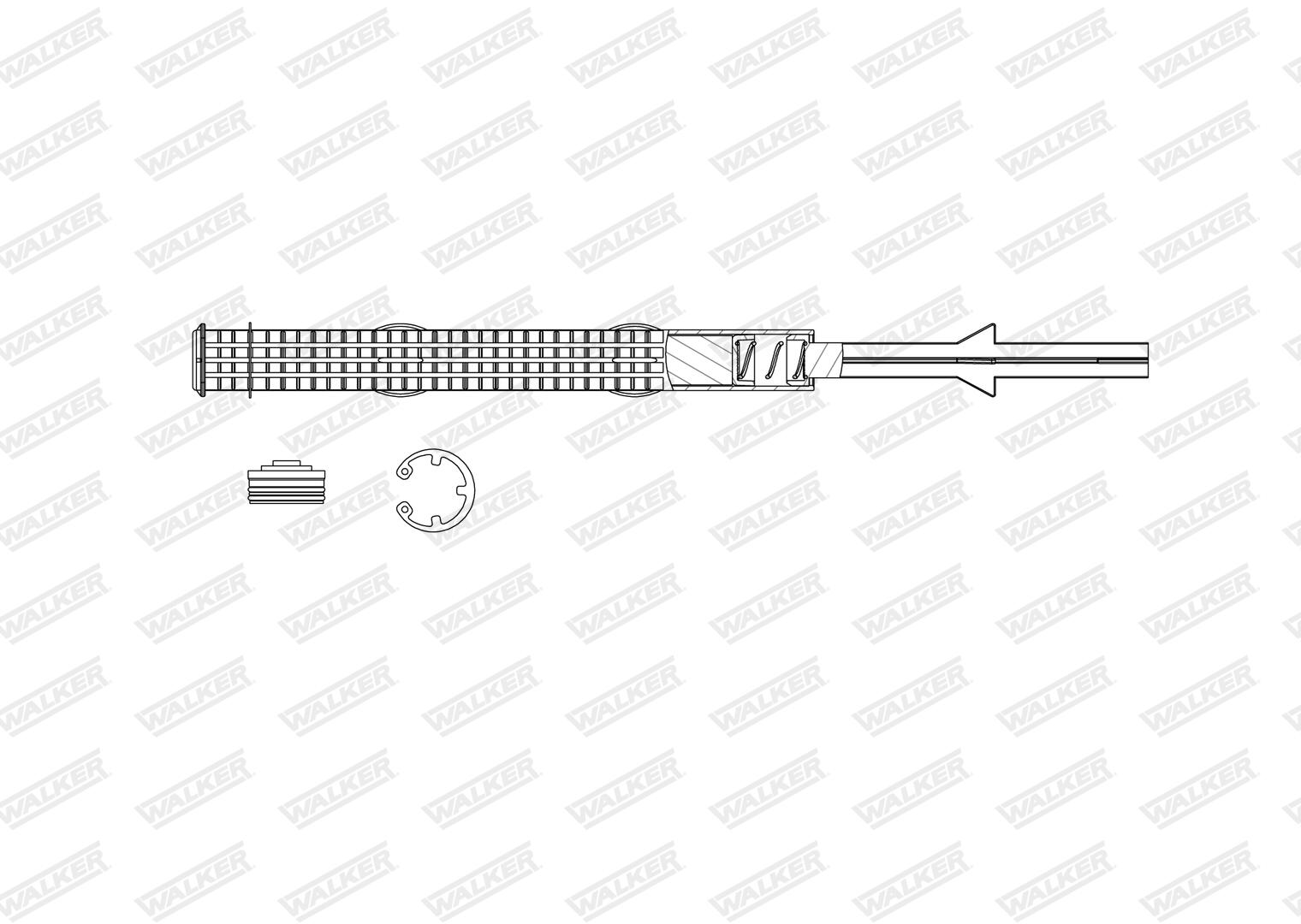 WALKER Trockner, Klimaanlage wdr00111 für Opel