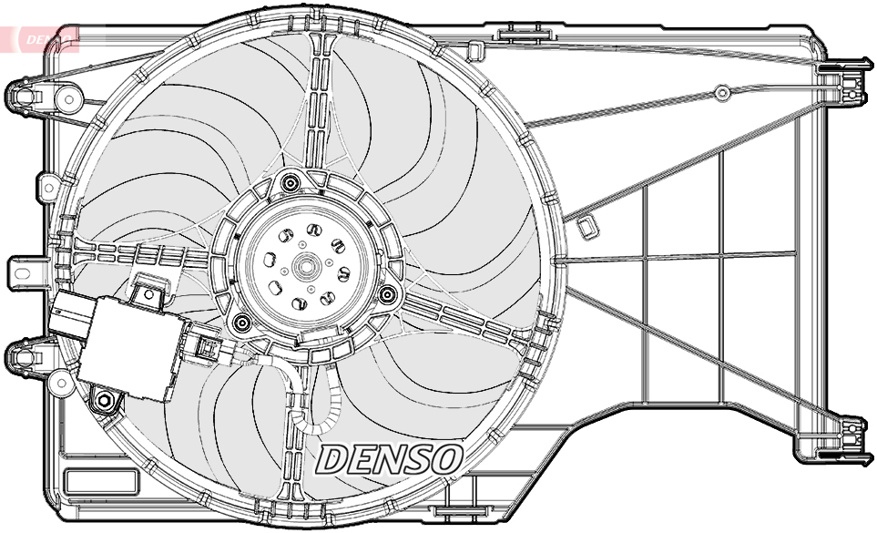 Denso Lüfter, Motorkühlung Der20001 - Bild 7