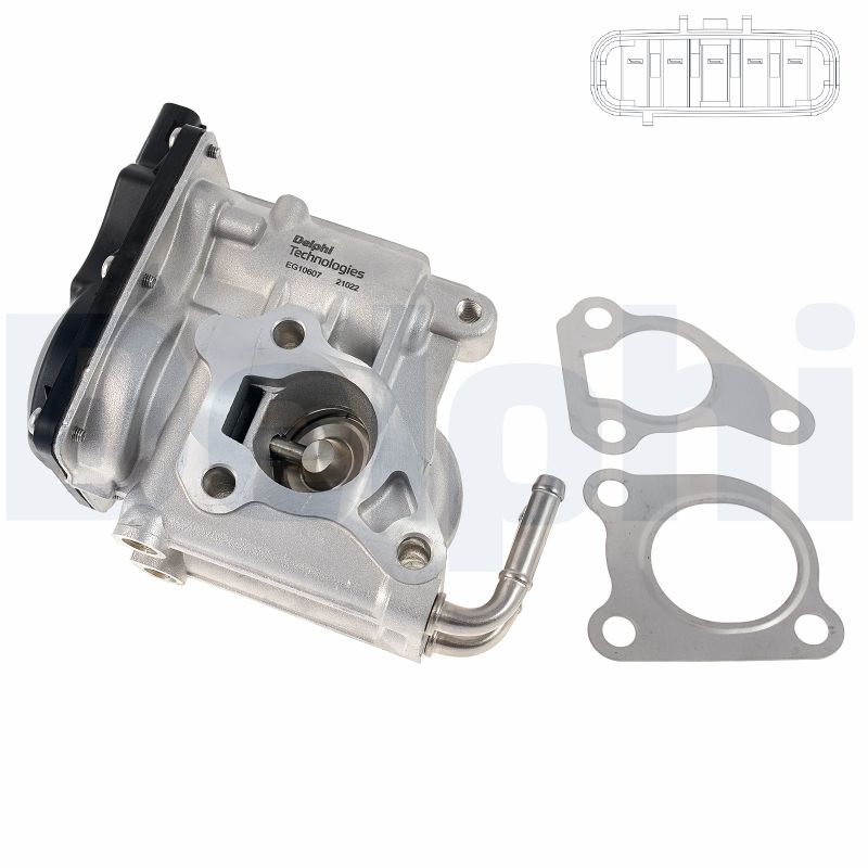 DELPHI AGR-Ventil eg1060712b1 für TOYOTA