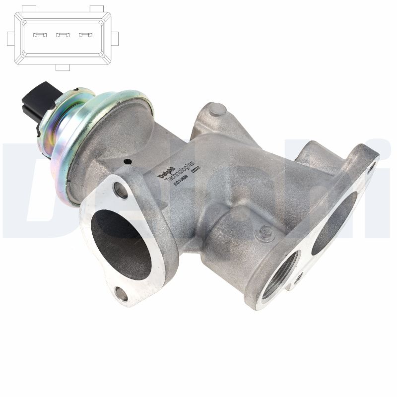 DELPHI AGR-Ventil eg1063912b1 für Opel Vaughall