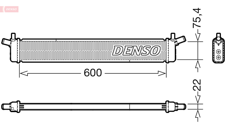 Wasserkühler DRM50136 DENSO für TOYOTA AURIS AURIS Kombi - Bild 8