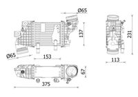 MAHLE Ladeluftk�hler "BEHR *** PREMIUM LINE ***", Art.-Nr. CI 663 000P