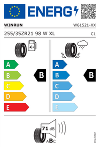 WNR Sommerreifen "[Winrun] 255/35ZR21 98W - R330 W-Silent", Art.-Nr. ESW61521