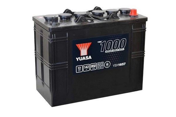 YUASA Starterbatterie YBX1000 SHD Super Heavy Duty 12 V, 142 Ah, 850 A ybx1657 12V 68Ah 850A