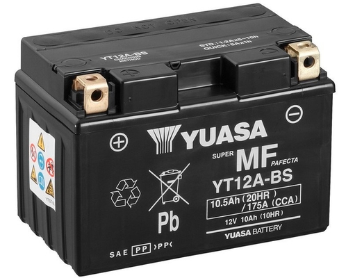YUASA Starterbatterie AGM Maintenance Free YT12A 12V 10Ah 175A yt12a 68Ah für KTM Suzuki