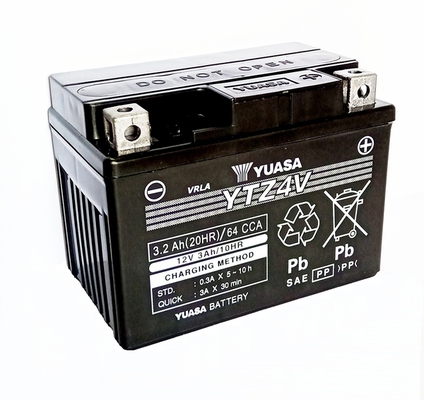 YUASA Starterbatterie AGM YTZ4V High Performance Maintenance Free 12V 3Ah 64A ytz4v 68Ah