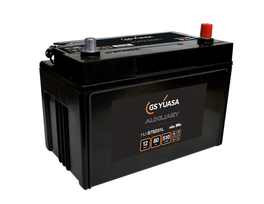 YUASA Starterbatterie Auxilliary, Backup & Specialist 12 V, 80 Ah, 510 A hjs75d31l 12V 68Ah 510A für TOYOTA