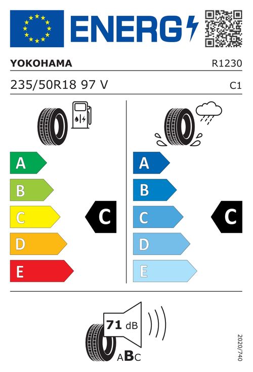 YOKOHAMA 235/50R18 97V - c. drive 2 AC02A