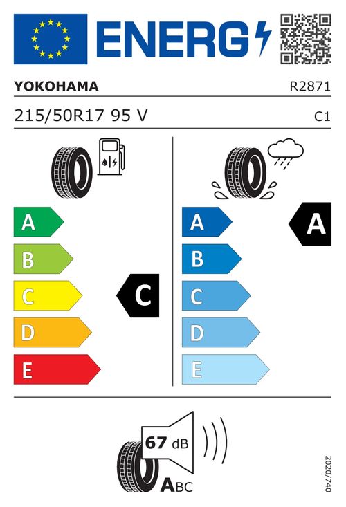 YOKOHAMA 215/50R17 95V - Advan dB V552