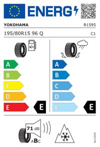 Yokohama Winterreifen "195/80R15 96Q - Ice Guard G075", Art.-Nr. R1595