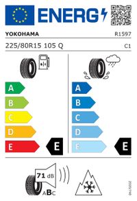 Yokohama Winterreifen "225/80R15 105Q - Ice Guard G075", Art.-Nr. R1597