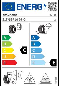Yokohama Winterreifen "215/65 R16 98Q, Nordic compound - Ice Guard IG60", Art.-Nr. R2766